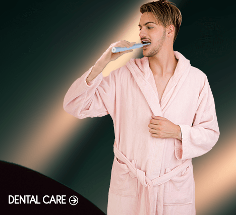 Electric toothbrush category featuring a man brushing his teeth – advanced tools for superior oral hygiene.